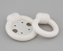Afbeelding in Gallery-weergave laden, Witte Silicone Pessaria